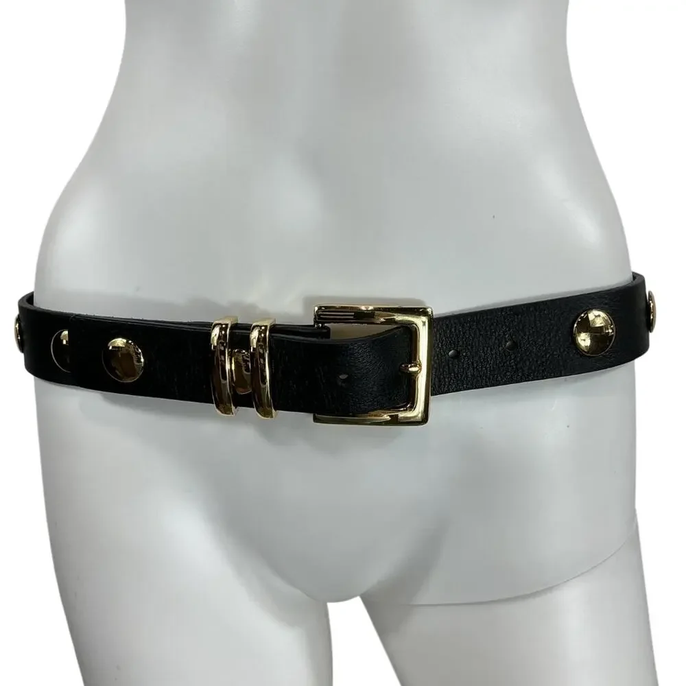 B-Low The Belt Studded Black Sphinx Moto Belt Size S